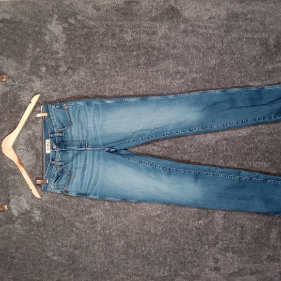 Madewell Mid Rise Stovepipe Raw Hem Slit Sides Shealy Wash Womens  27 - Picture 2 of 9